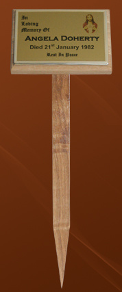 20 Inch Solid Ash Spike for 6 x 4 plates