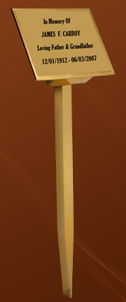 20 Inch Gold Spike for all plate sizes