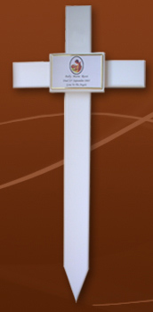 Morning's Grave Products - The Wee White Grave Marker